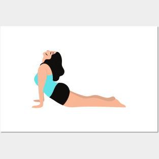 Cobra Pose - Bhujangasana Posters and Art